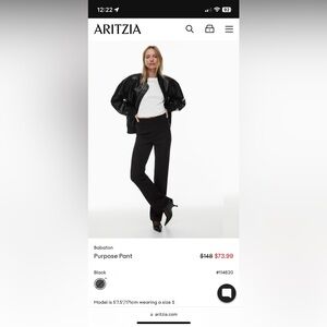 Babaton purpose pant size small